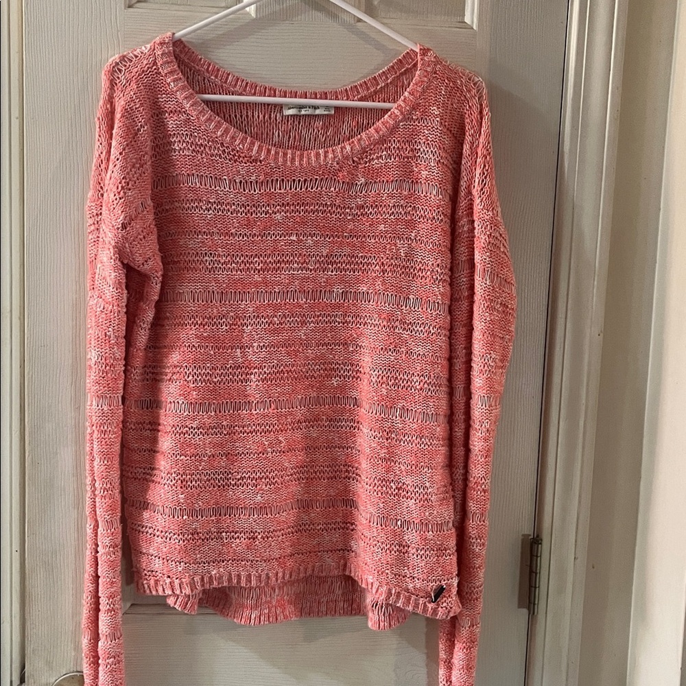 Abercrombie & Fitch Coral Knit Top